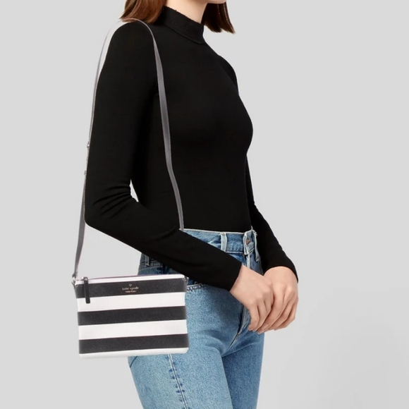 Kate Spade Glitter Striped Crossbody - Picture 3 of 8